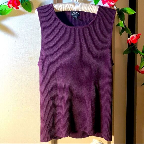 NWOT NY&Co Sweater Top Size L - Picture 2 of 8